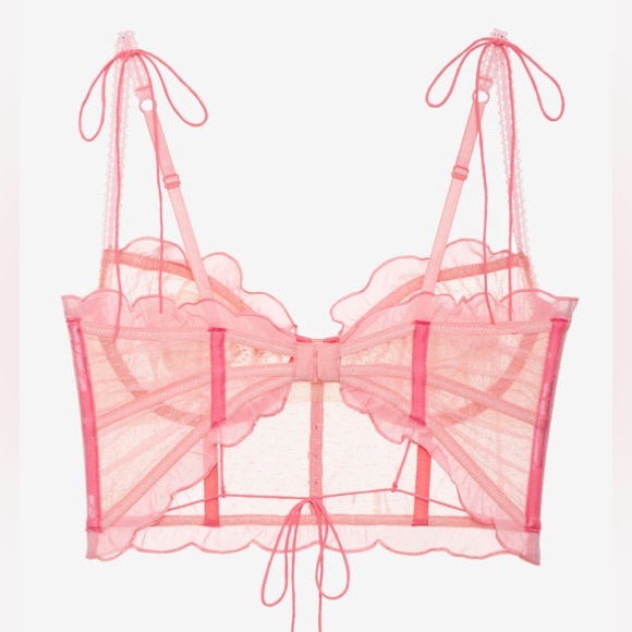 FOR LOVE ♥️ & LEMONS 🍋 SEA SHELLS BUSTIER CORSET BOHO CHIC LINGERIE - Picture 5 of 11